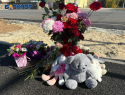 В Волжском организовали мемориал памяти на месте аварии, где погибла 9-летняя девочка под колесами маршрутки