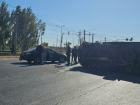 В Волжском произошла авария с ГАЗелью-перевертышем