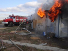 В Средней Ахтубе сгорел строительный вагончик
