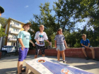 В Волжском стартовал первый турнир по корнхолу
