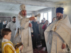 В Волжском состоялась первая литургия в строящемся храме святой Татианы