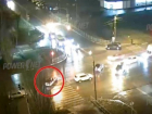 Разворот на переходе и скорость: на видео попали последствия серьезной аварии в Волжском