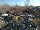 Тракторами выгружали мусор: в Волжском ищут виновника несанкционированной свалки