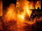 Волжанин показал фаер-шоу на Всероссийском фестивале «Рождественское пламя»