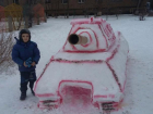 Ждун, Саня, танки и другие снеговики поселились на улицах Волжского