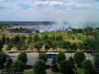 Виновника возгорания в парке "Волжский" поймали и передели в полицию 