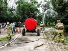 Жители Заплавного стали частью пожарной дружины региона