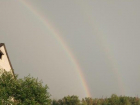 Двойную радугу запечатлели волжане
