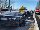 Два человека пострадали в массовой аварии близ Волжского