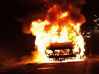 За ночь в Волгоградской области сгорели три авто 