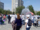 На главной площади Волжского заработали фонтаны