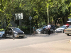В Волжском образовалась пробка из-за ДТП