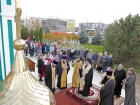 В Волжском воздвигли крест на колокольне 