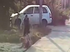 Появилось скандальное видео избиения мажором бедной соседки в Волжском 