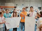 Четверо школьников из Волжского встретились с Путиным и получили поздравления за успехи