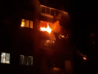 Пожар на балконе озарил ночной Волжский