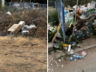 Об антисанитарии и адской вони на мусорной площадке во дворе рассказали жители Волжского
