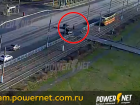 В Волжском на камеры попал фрагмент аварии близ больницы Фишера