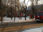 Здание наркодиспансера загорелось рано утром в Волжском