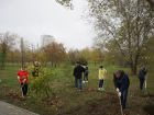 Жители приняли участие в субботнике в парке «Волжский»