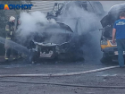 В Волжском сгорели две маршрутки
