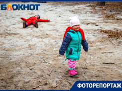 Первый снег выпал в Волжском