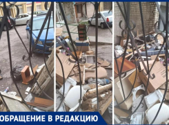 Моя квартира сгорит, если кто-то бросит окурок: в Волжском свалку сделали прямо под окнами МКД