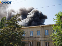 В Волжском на шинном заводе пожар