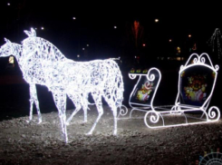 В Волжском пытались угнать сани Деда Мороза 