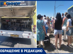 «Кто-то не выдержал и пошел в город пешком»: волжане около часа стояли на жаре из-за поломки автобуса на ГЭС