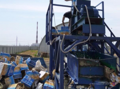 4500 бутылок водки уничтожили полицейские на полигоне в Волжском 
