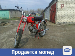 В Волжском дешево продают рабочий мопед