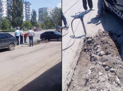 Жители Рабочего сняли на видео разборки с администрацией Волжского за выезд со двора