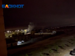 Звуки двух взрывов и дым: видео с площади Ленина в Волжском