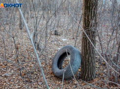 В Волжском утилизируют старые шины во дворах