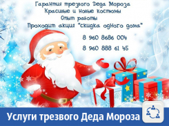 Трезвый Дед Мороз и Снегурочка придут к вам в гости