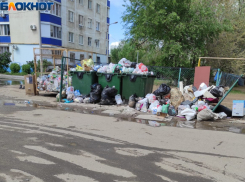 Горы мусора и  забитые контейнеры:  в Волжском не решается проблема с вывозом мусора