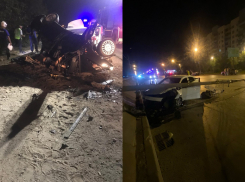 Ночью в Волжском произошло две трагических аварии: три парня погибли