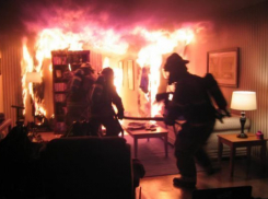 В Волгоградской области при пожаре погиб мужчина