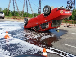 Утреннее ДТП на ГЭС затруднило движение в Волгоград