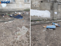 Волжане жалуются на огромные кучи мусора в 8 микрорайоне 