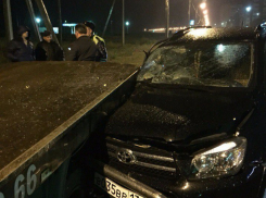 Пьяный волжанин на Toyota протаранил припаркованный эвакуатор