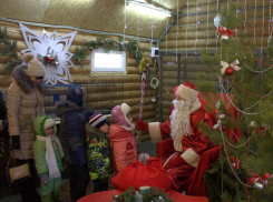 Сказочный терем построили для резиденции Деда Мороза в Волжском