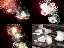 Во время праздничного салюта волжанам на голову падали пластмассовые шары