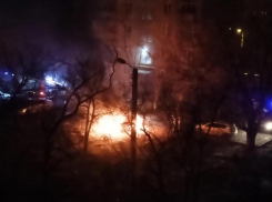 Иномарка выгорела дотла в Волжском