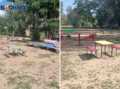Из-за угрозы жизни волжский двор остался без паровозика. Другие советские качели опасными не признали