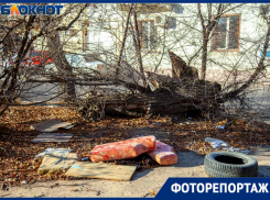 Мусор во дворах Волжского: как загрязняется город