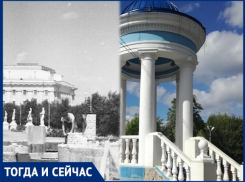 Ротонда в парке «Гидростроитель» выполнена в античном стиле