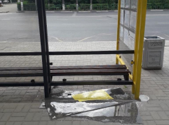 Минус стекло: вандалы разбили ячейку остановочного павильона