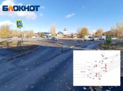 В Волжском изменили схему движения на кольце у пожарной части